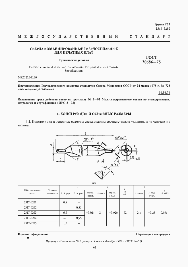 Страница 1 ГОСТ 20686-75