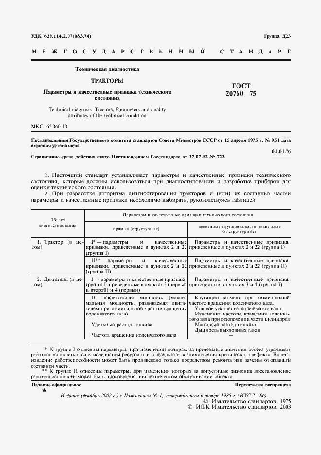 Страница 2 ГОСТ 20760-75