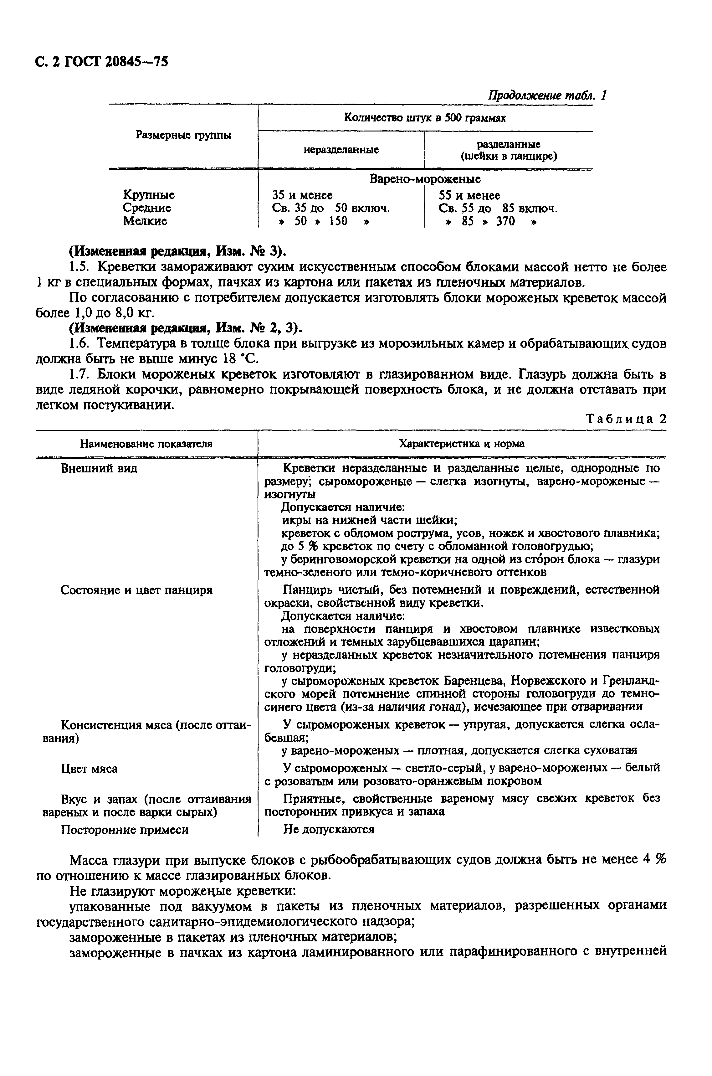 Страница 3 ГОСТ 20845-75