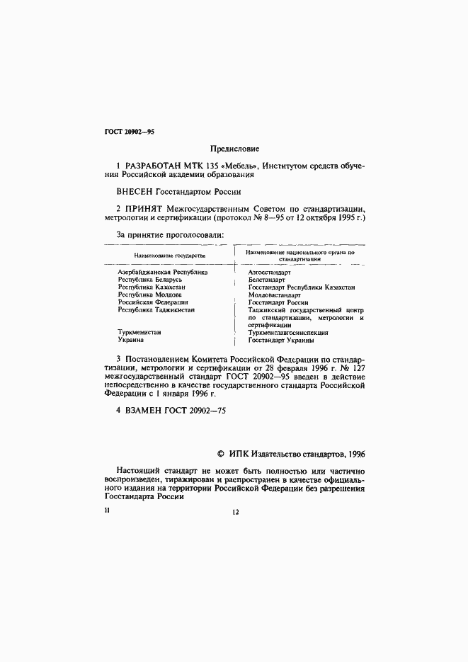 Страница 2 ГОСТ 20902-95