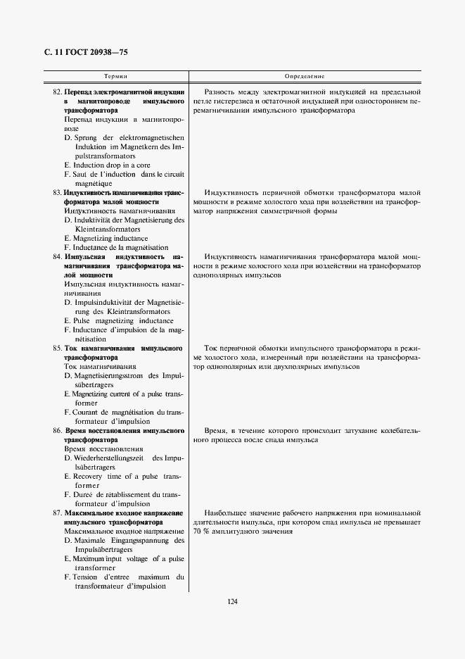 Страница 11 ГОСТ 20938-75