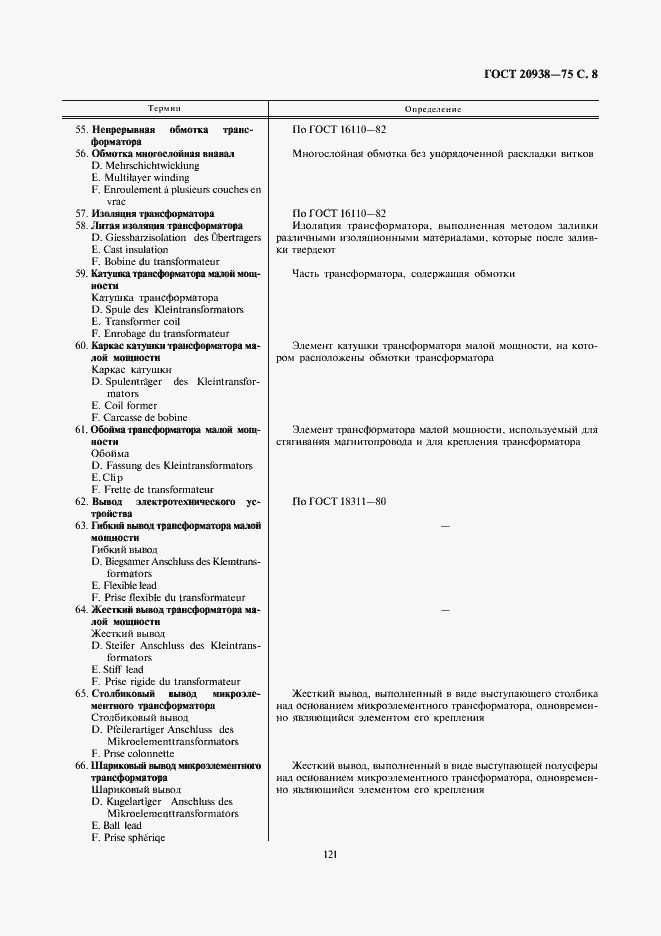 Страница 8 ГОСТ 20938-75