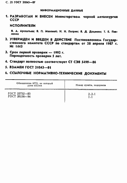 Страница 21 ГОСТ 21043-87