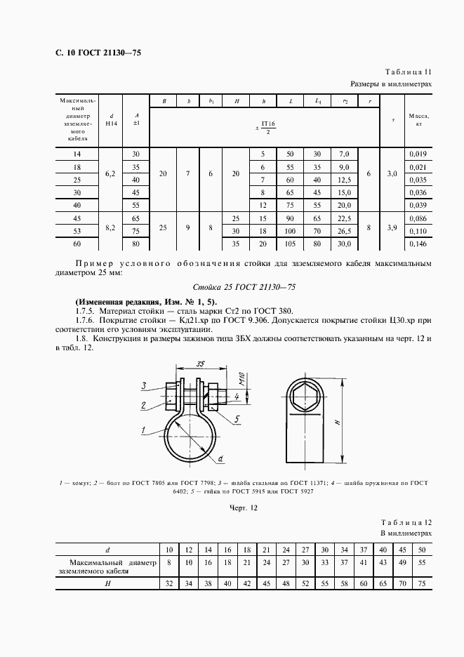 Страница 11 ГОСТ 21130-75