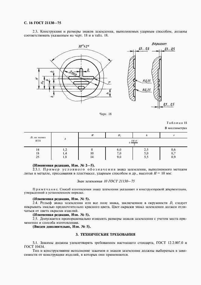 Страница 17 ГОСТ 21130-75
