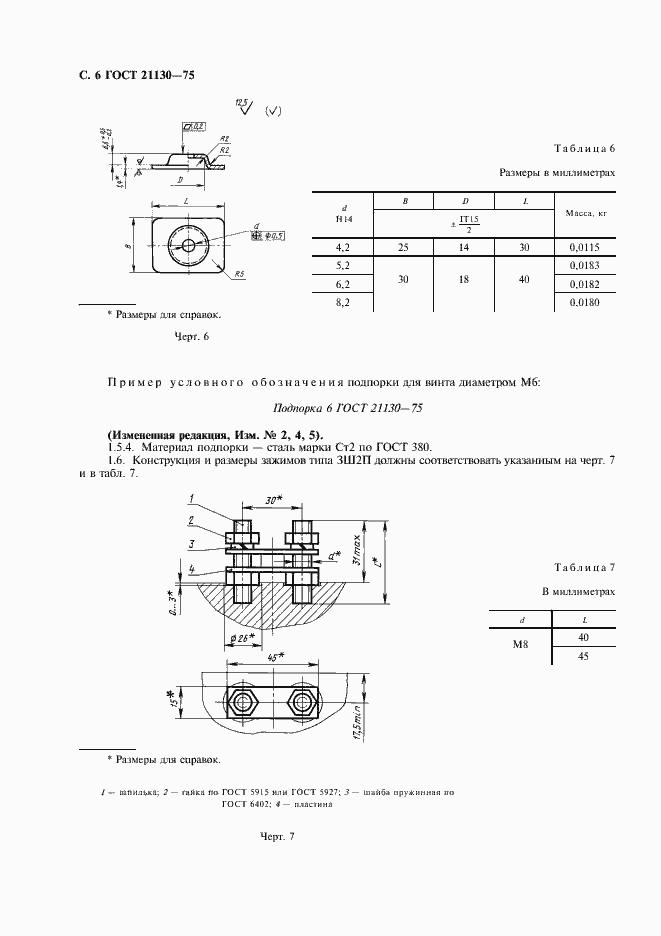 Страница 7 ГОСТ 21130-75
