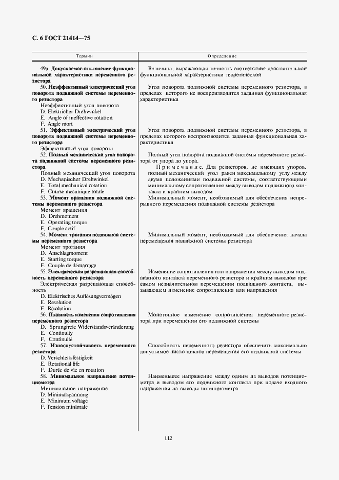 Страница 6 ГОСТ 21414-75