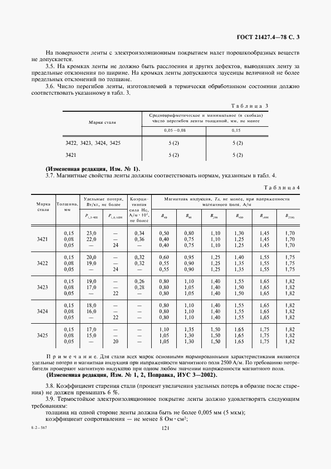 Страница 3 ГОСТ 21427.4-78