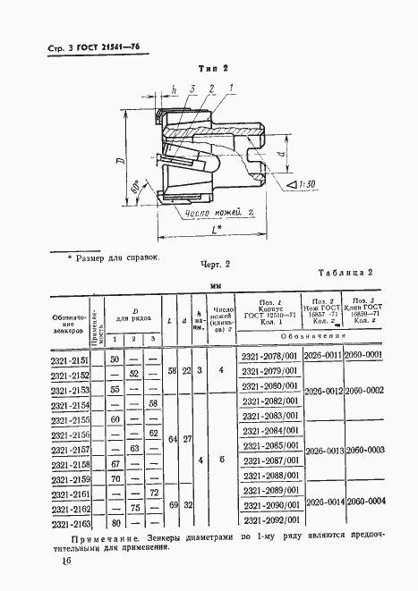 Страница 3 ГОСТ 21541-76
