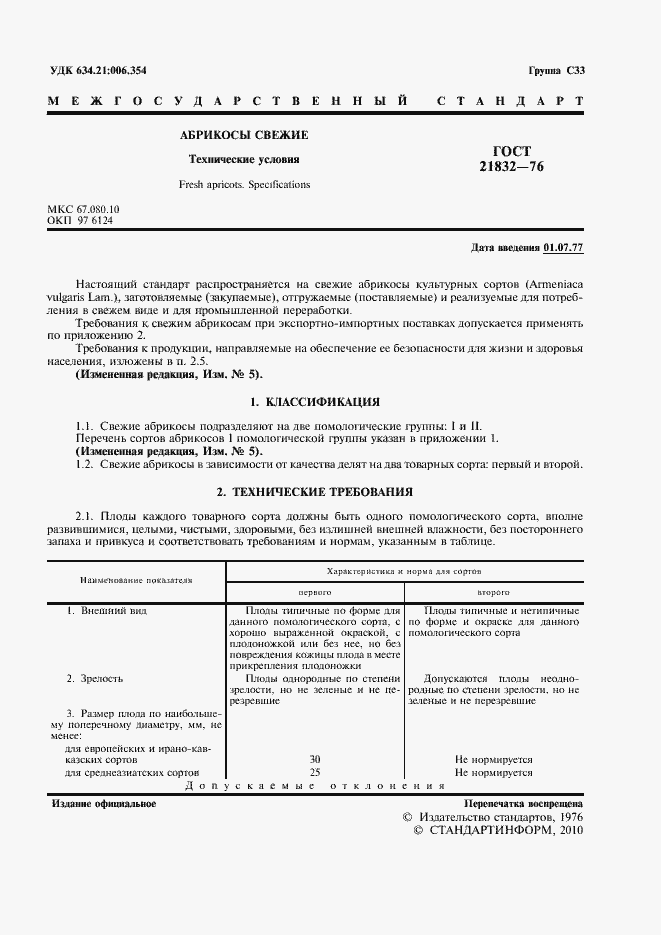 Страница 2 ГОСТ 21832-76