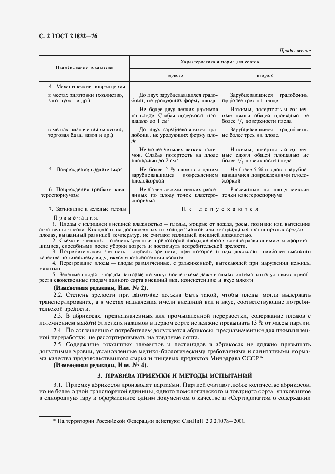 Страница 3 ГОСТ 21832-76