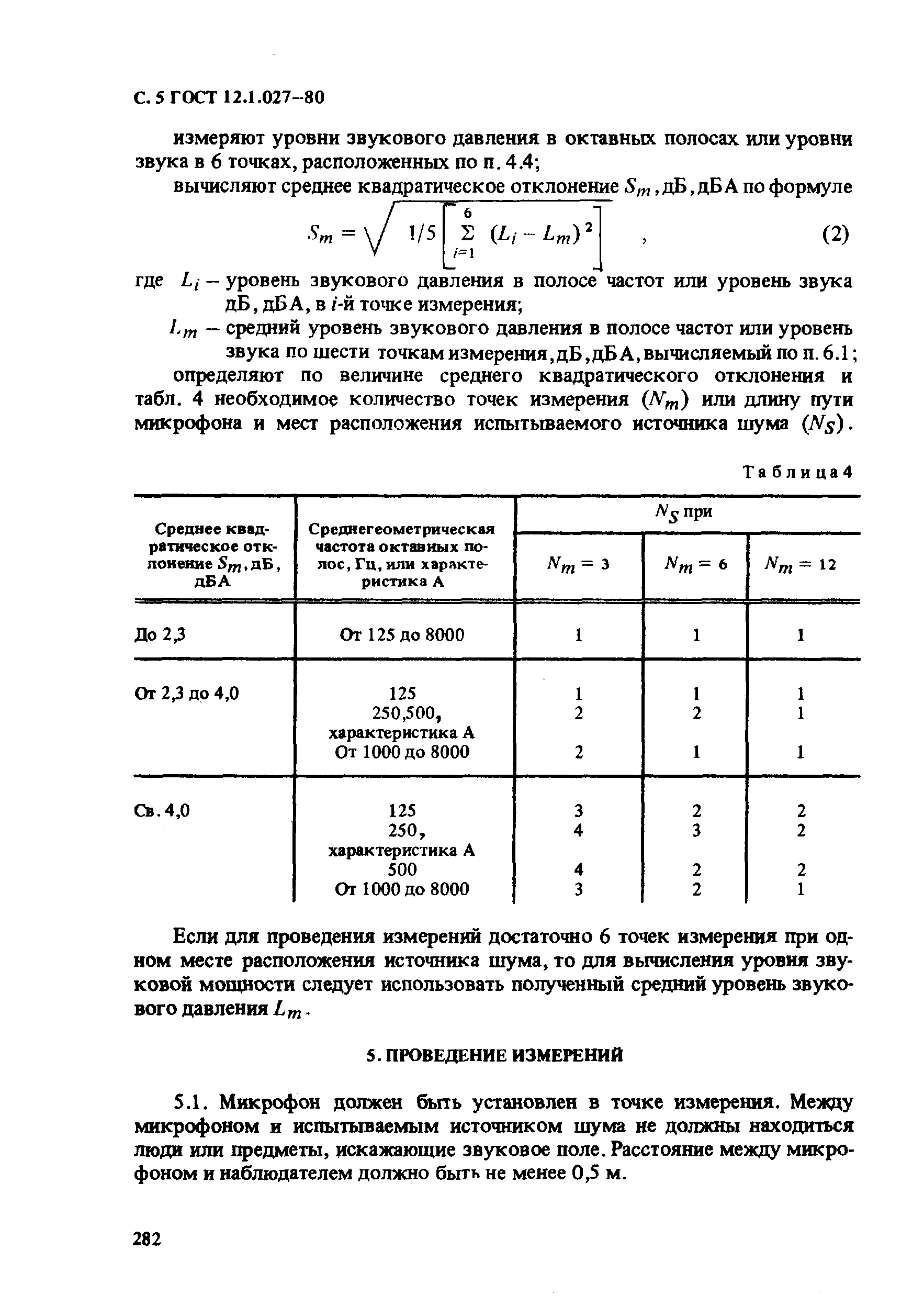 Страница 5 ГОСТ 12.1.027-80