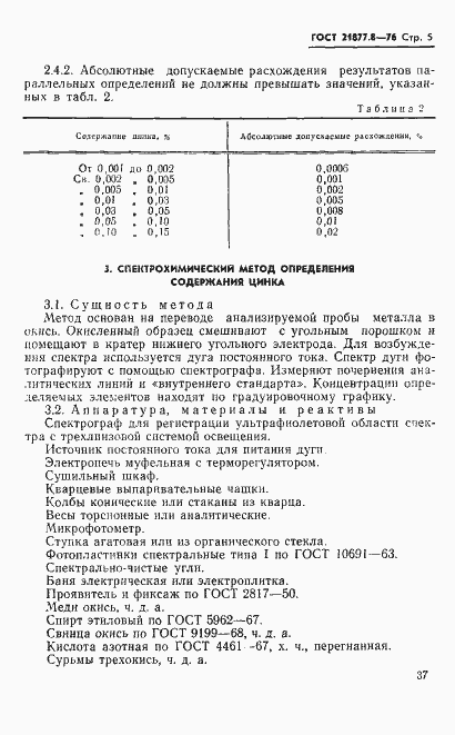 Страница 5 ГОСТ 21877.8-76