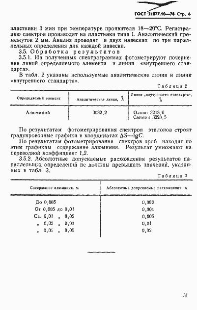 Страница 6 ГОСТ 21877.10-76