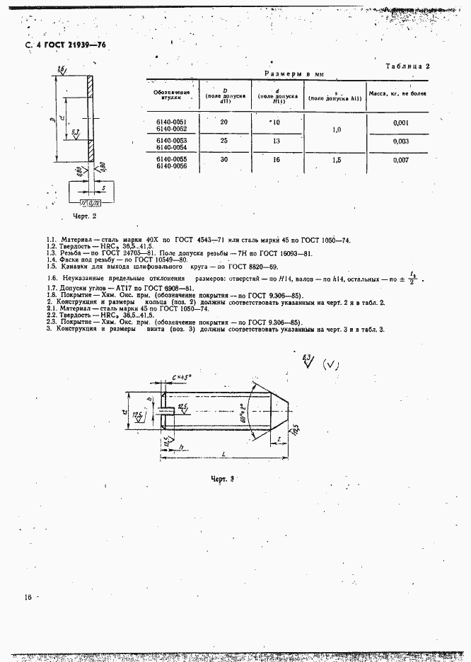 Страница 4 ГОСТ 21939-76