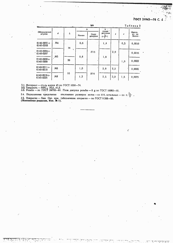 Страница 6 ГОСТ 21942-76