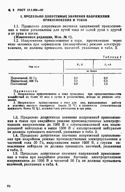 Страница 2 ГОСТ 12.1.038-82