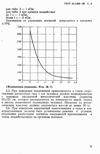 Страница 5 ГОСТ 12.1.038-82
