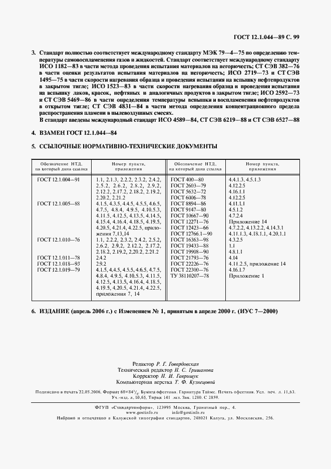 Страница 100 ГОСТ 12.1.044-89