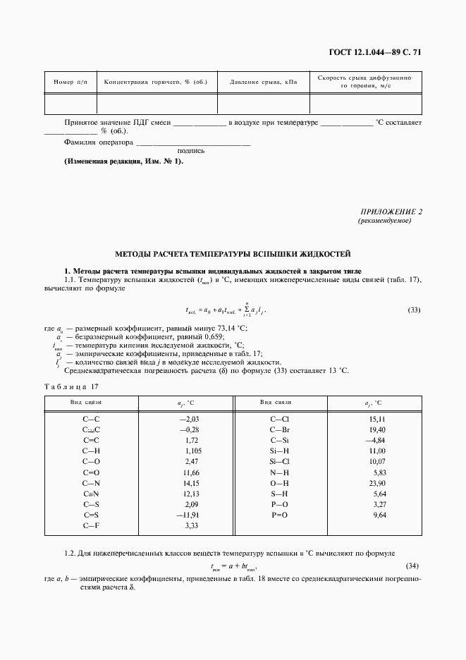 Страница 72 ГОСТ 12.1.044-89