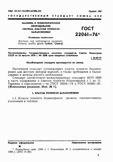 Страница 3 ГОСТ 22061-76