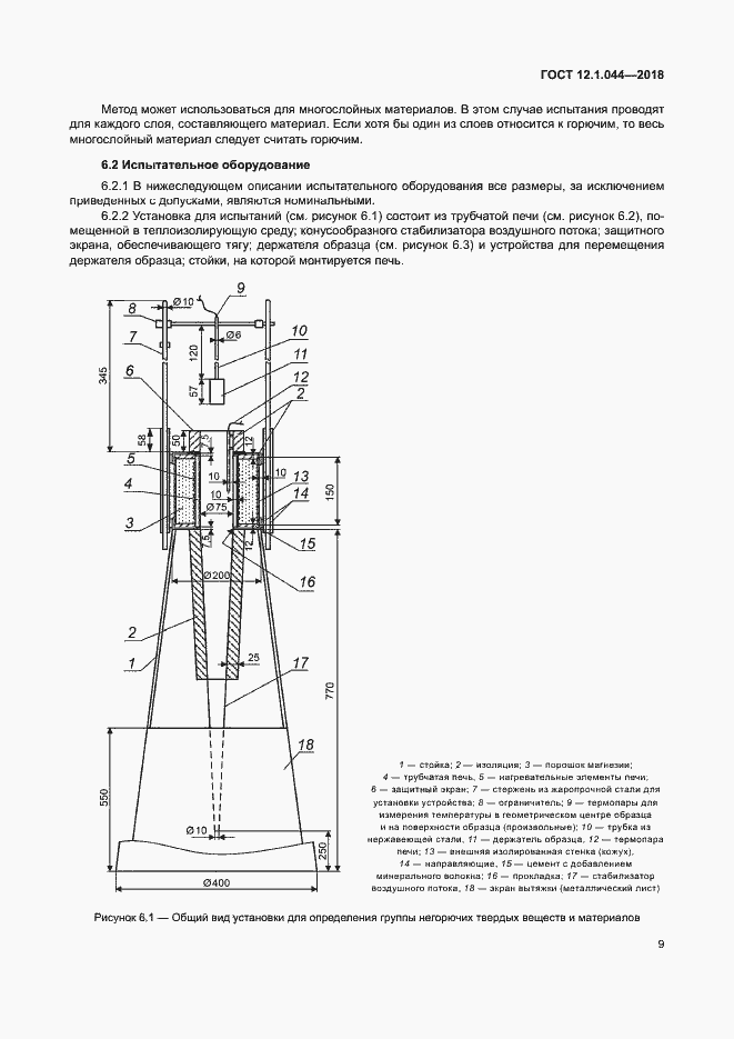 Страница 19 ГОСТ 12.1.044-2018