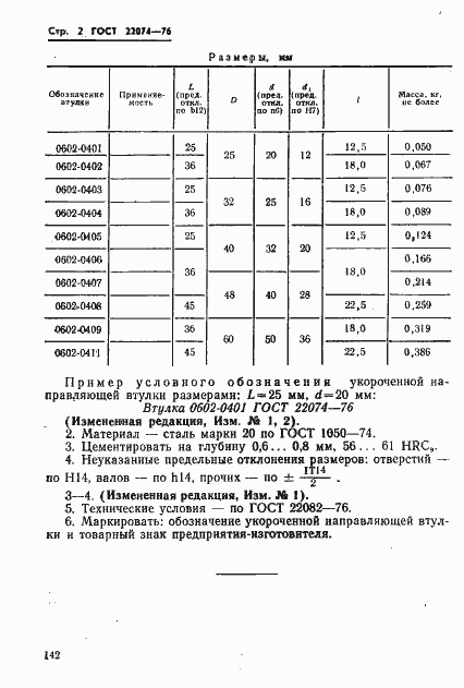Страница 2 ГОСТ 22074-76
