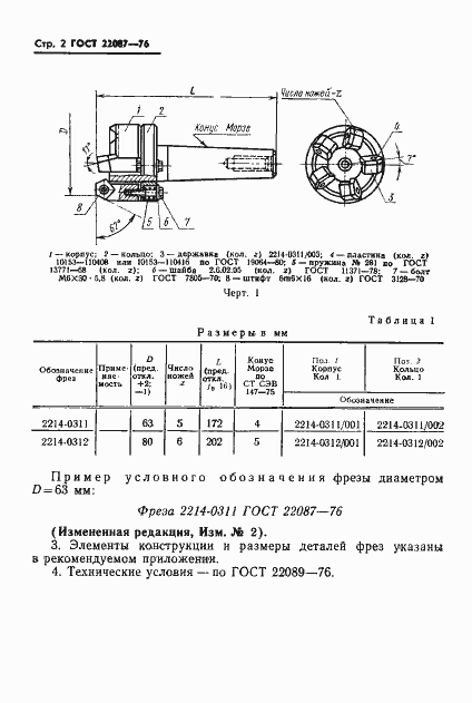 Страница 2 ГОСТ 22087-76