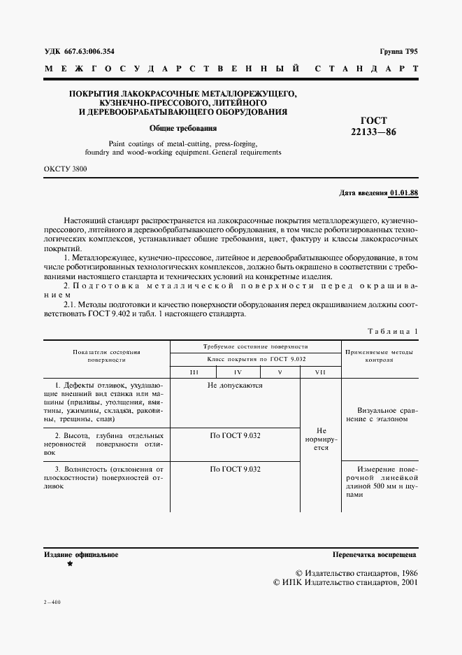 Страница 2 ГОСТ 22133-86