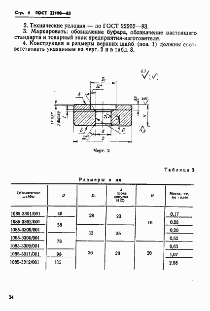 Страница 6 ГОСТ 22190-83
