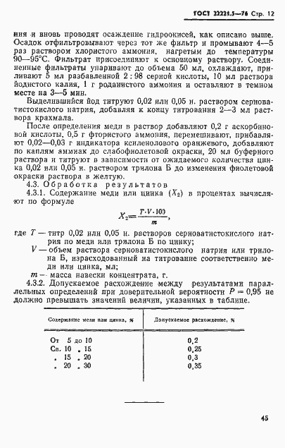 Страница 12 ГОСТ 22221.5-76