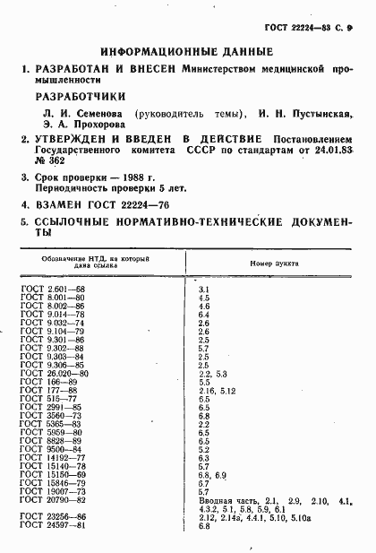 Страница 10 ГОСТ 22224-83