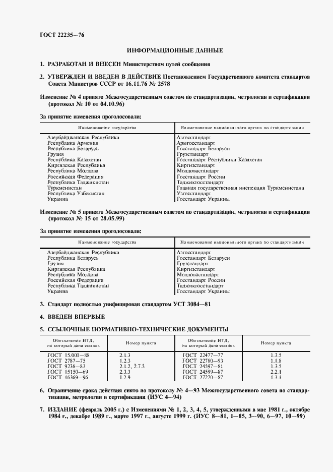 Страница 2 ГОСТ 22235-76