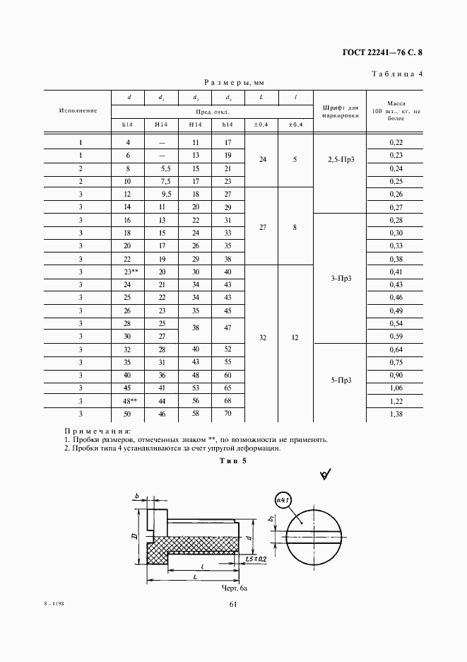Страница 8 ГОСТ 22241-76