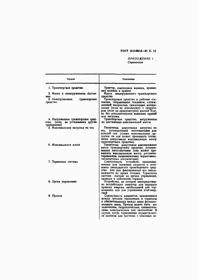 Страница 13 ГОСТ 12.2.002.3-91