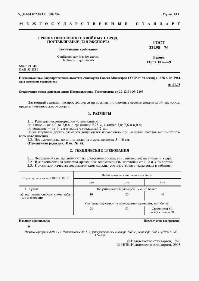 Страница 2 ГОСТ 22298-76