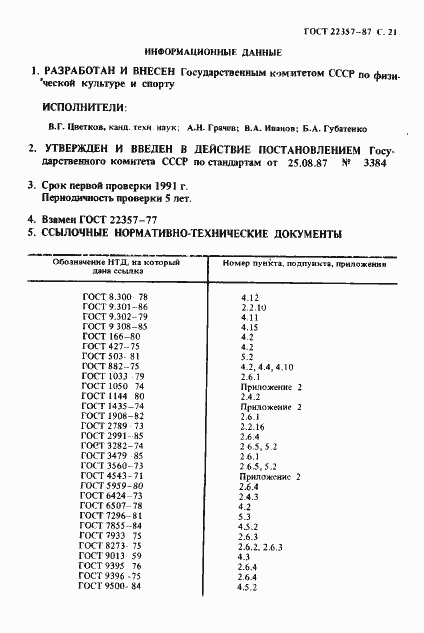 Страница 22 ГОСТ 22357-87