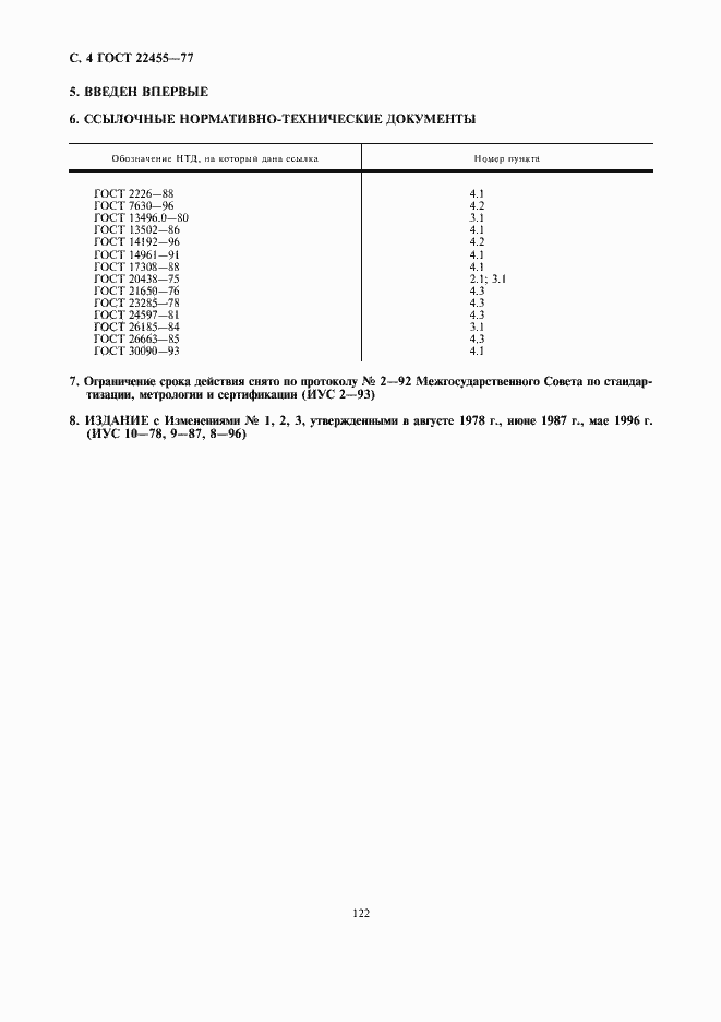 Страница 4 ГОСТ 22455-77