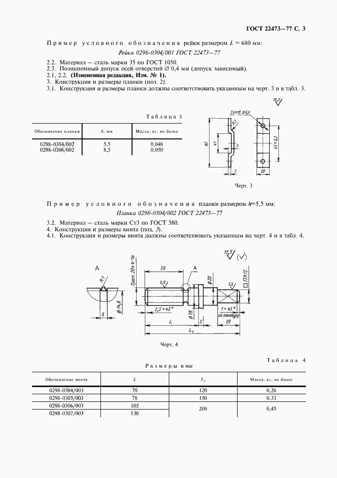 Страница 4 ГОСТ 22473-77