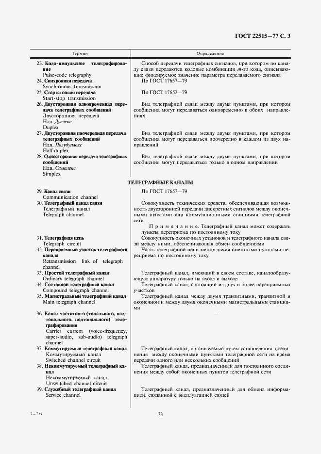 Страница 3 ГОСТ 22515-77