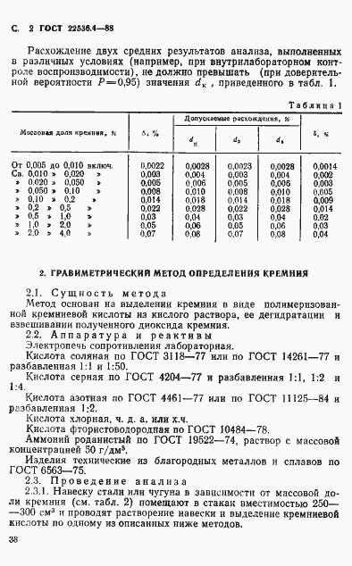 Страница 2 ГОСТ 22536.4-88