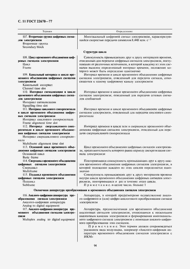 Страница 11 ГОСТ 22670-77