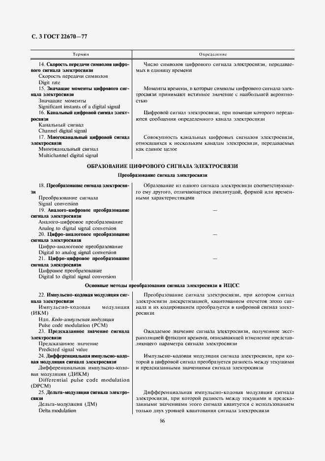 Страница 3 ГОСТ 22670-77