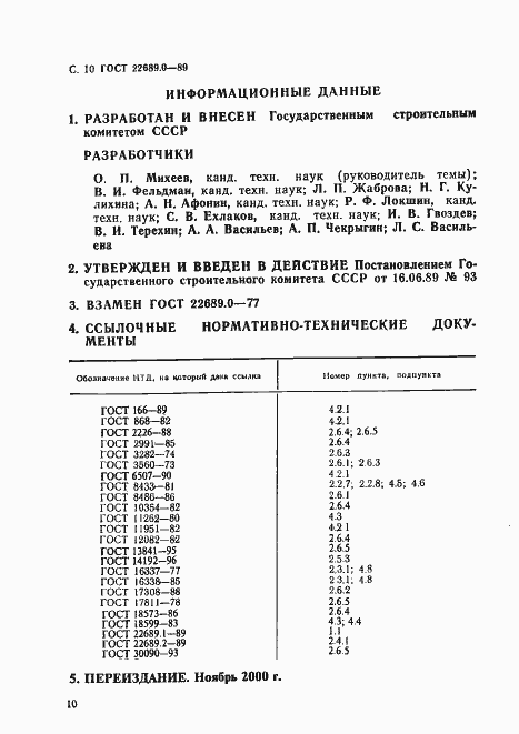 Страница 12 ГОСТ 22689.0-89