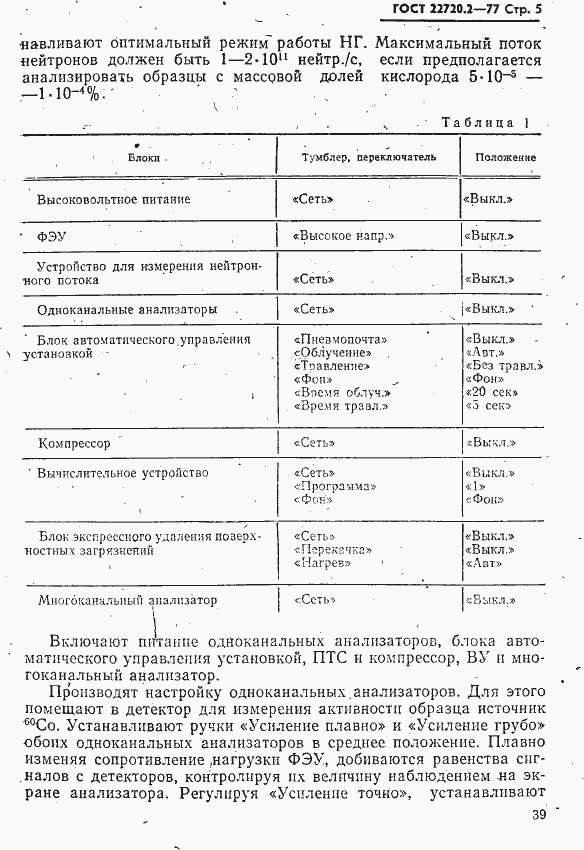 Страница 5 ГОСТ 22720.2-77