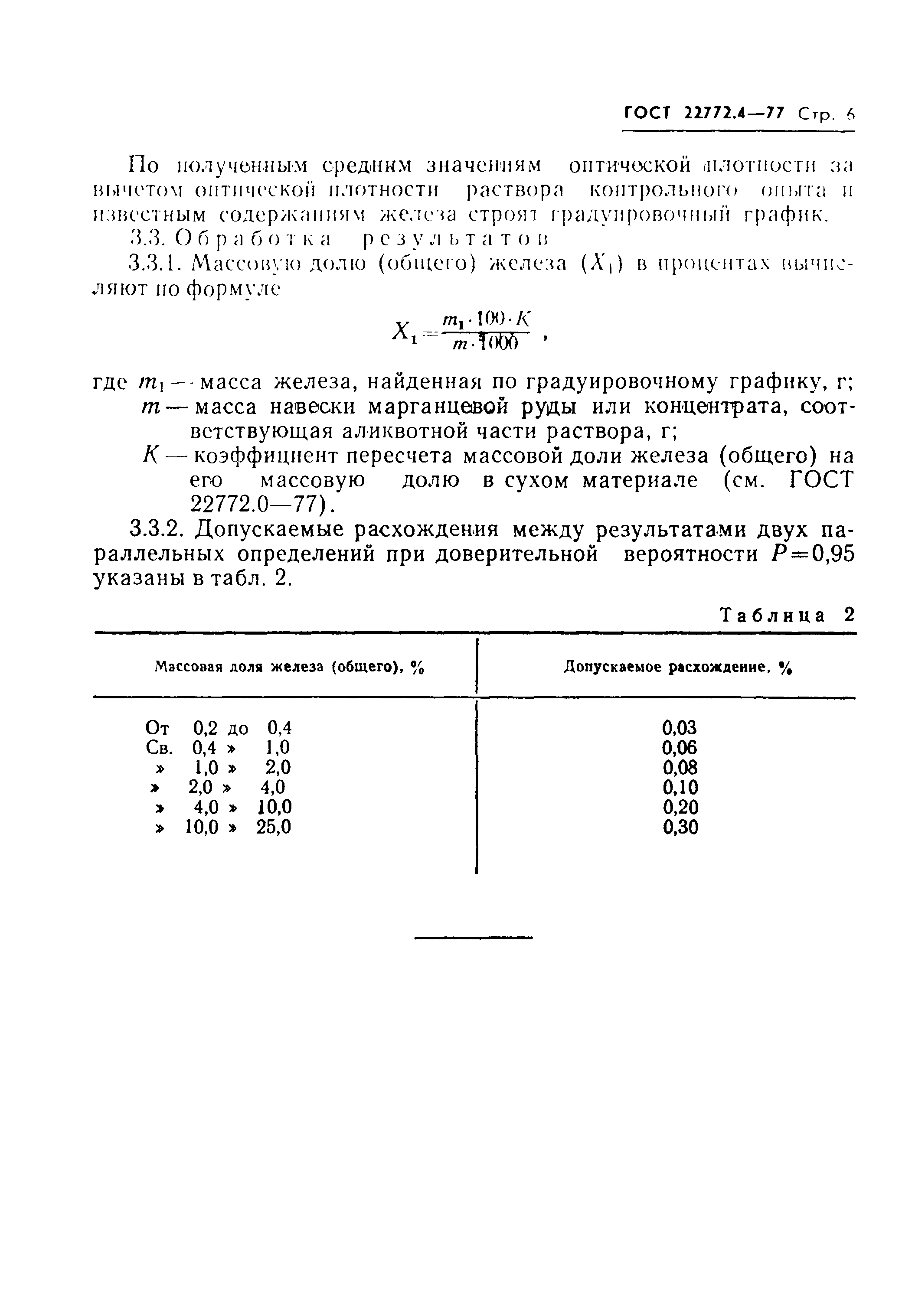Страница 6 ГОСТ 22772.4-77