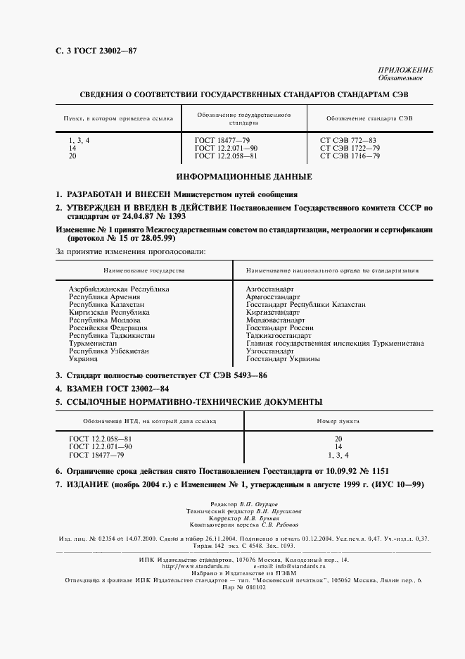 Страница 4 ГОСТ 23002-87