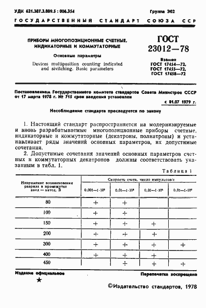 Страница 3 ГОСТ 23012-78