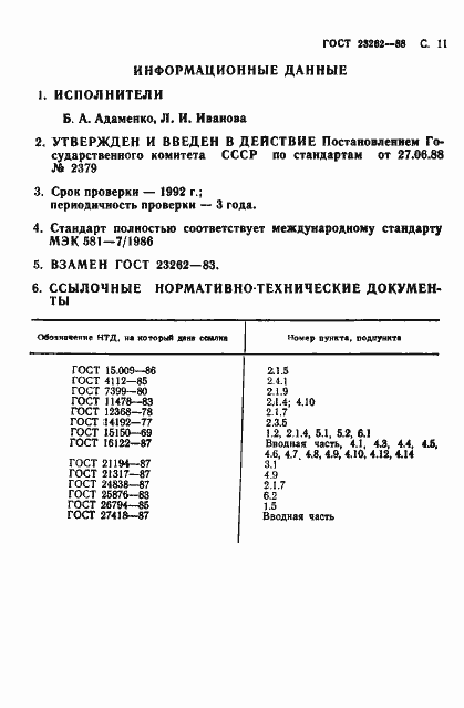 Страница 12 ГОСТ 23262-88