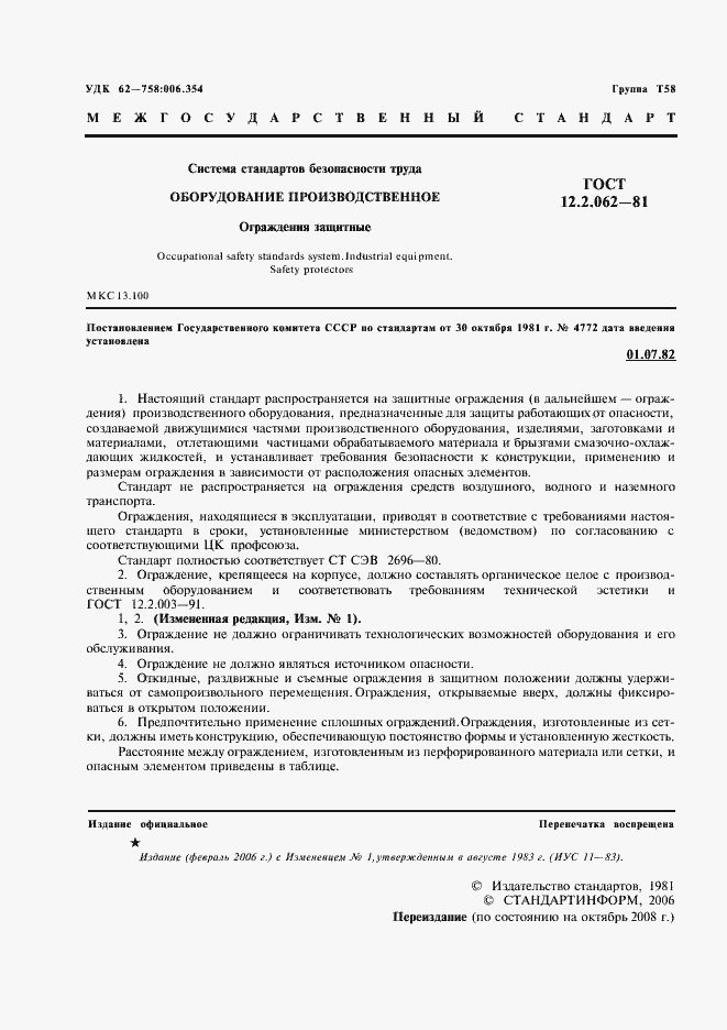 Страница 2 ГОСТ 12.2.062-81